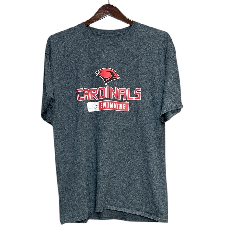 Champion University Incarnate Word Gray Cardinals Swimming Tee